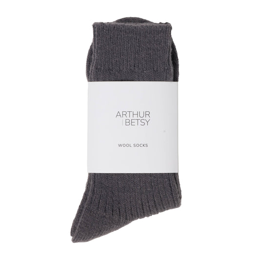 Arthur Betsy | Luxury Alpaca Blend Socks | Twilight Dark Grey