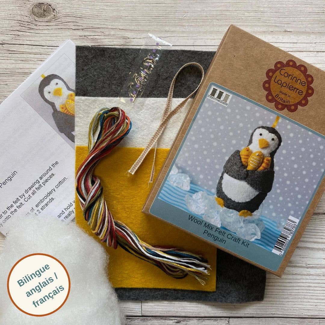 Corinne Lapierre | Penguin Felt Craft Mini Kit
