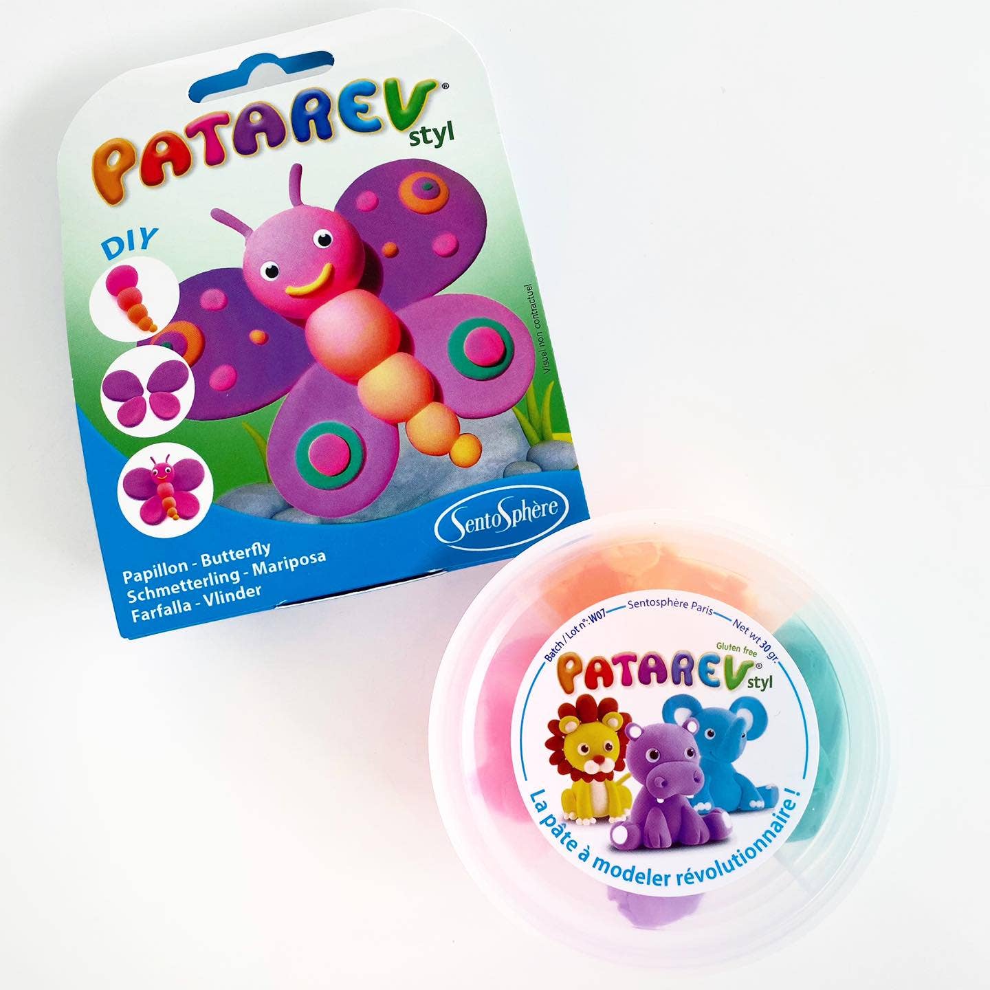 Patarev | Pocket Air-Dry Modelling Clay Kit | Butterfly