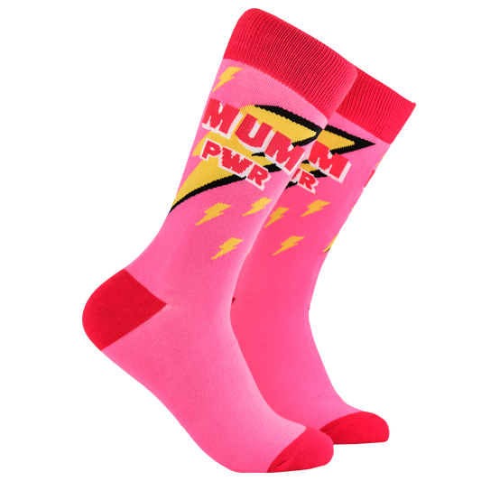 Socktopus | Mum Power | Pink | S UK 4-8
