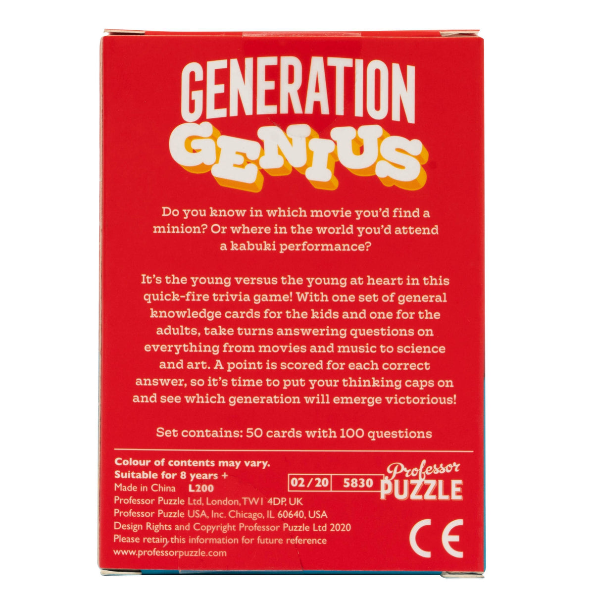 Professor Puzzle | Mini Generation Genius Trivia