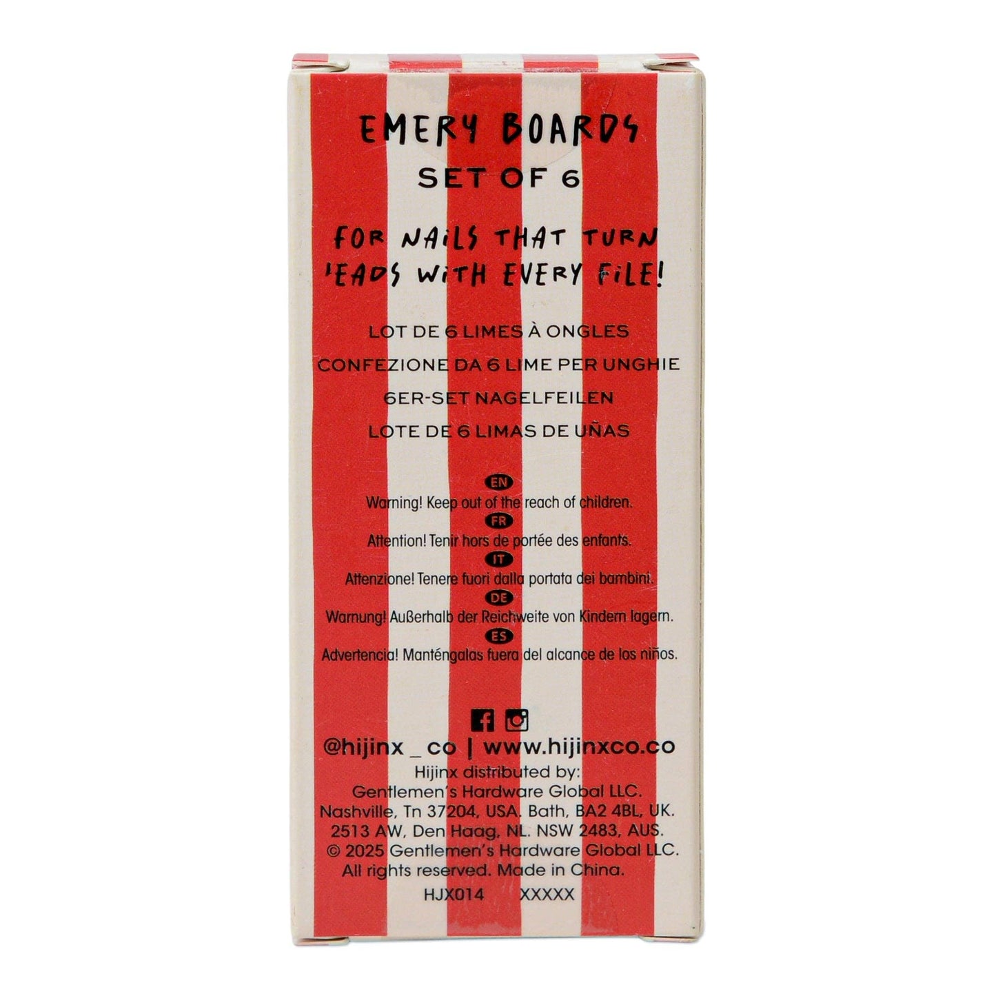 Designworks Collective | Hijinx Emery Boards (Set of 6)