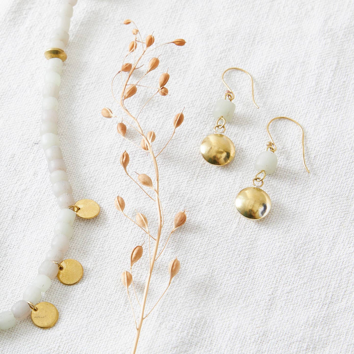 Just Trade | River Earrings Grey