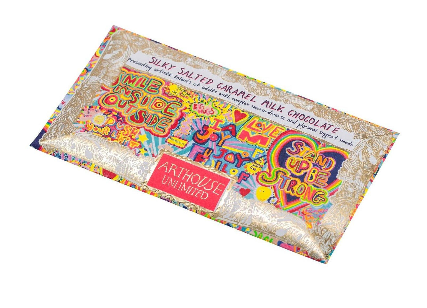 ARTHOUSE Unlimited | Full of Joy, Silky Milk Salted Caramel Chocolate Bar