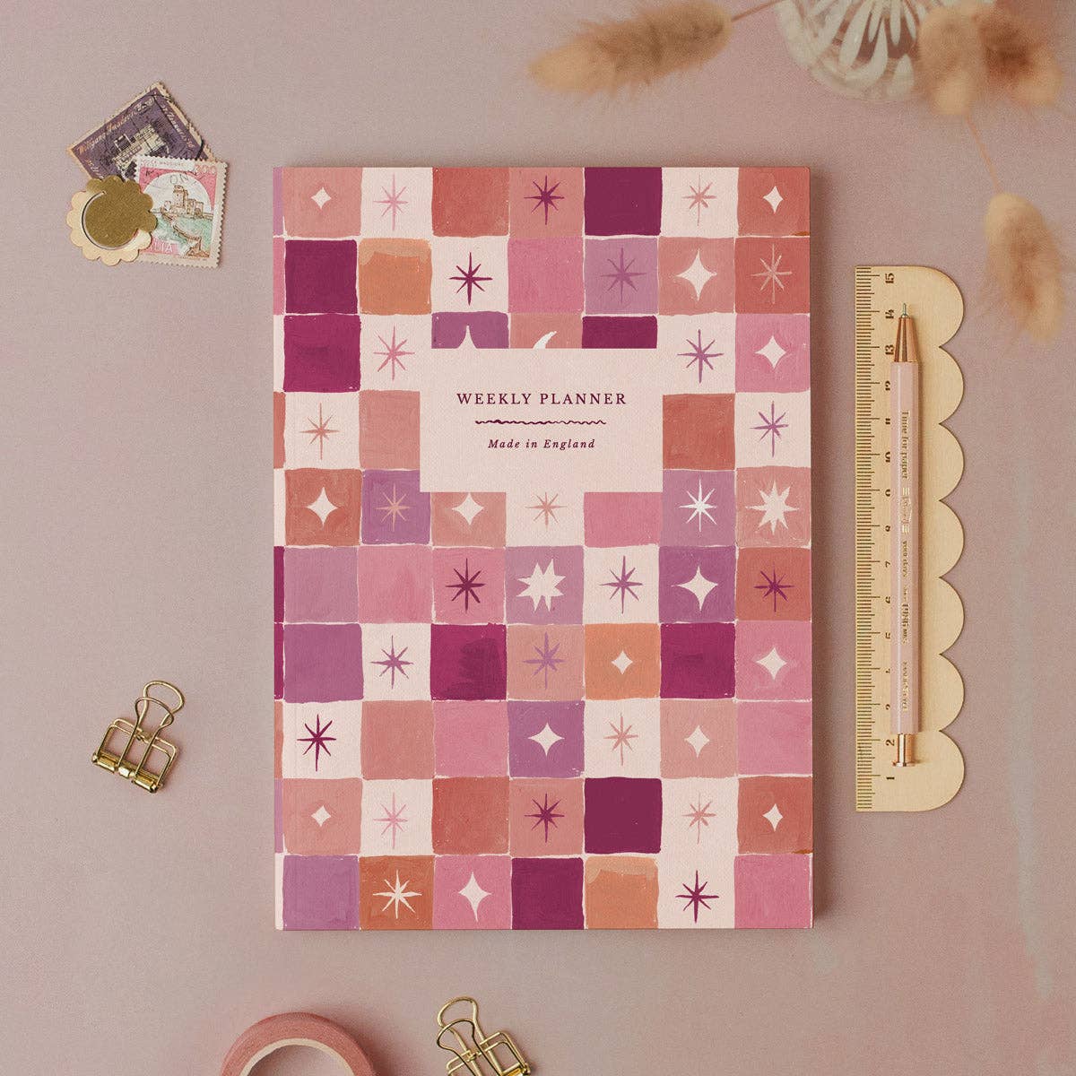 Sister Paper Co. | Undated Weekly Planner | Dream Quilt