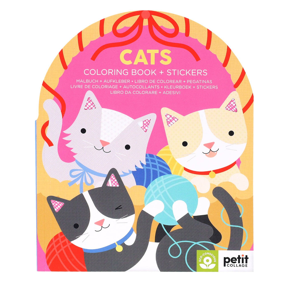 Coloring Book + Stickers | Cats – RadStudio