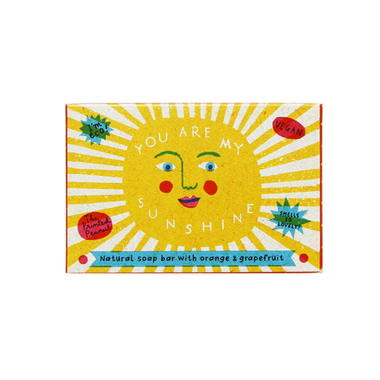 The Printed Peanut | Natural Handmade Soap Bar | Sunshine Orange & Grapefruit