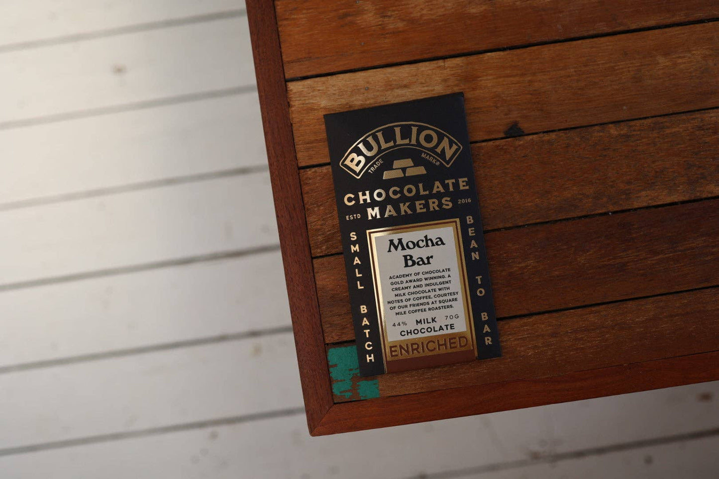Bullion Chocolate | Milk Enriched Bar | Mocha