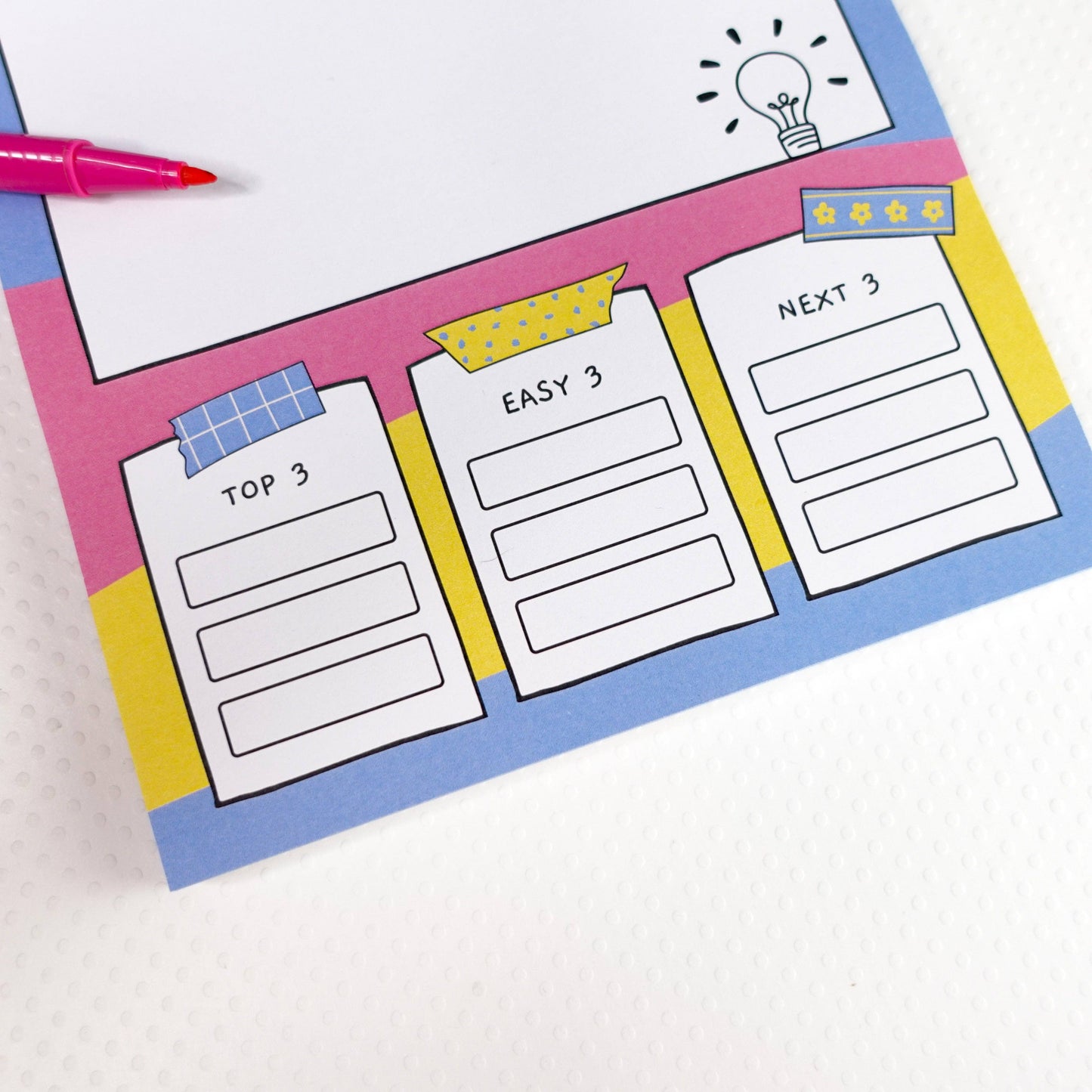 Sunshine Lane | A5 Brain Dump Notepad