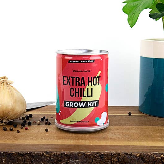 Extra Hot Chilli Peppers Grow Tin