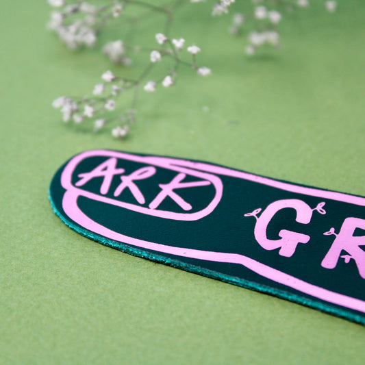 Ark | Green Fingers Shaped Bookmark | Teal