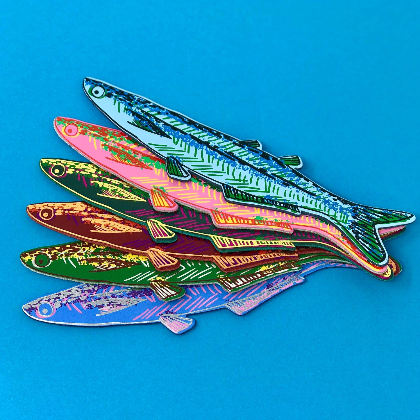 Ark | Fish "Any Fin is Possible" Bookmark | Hot Pink