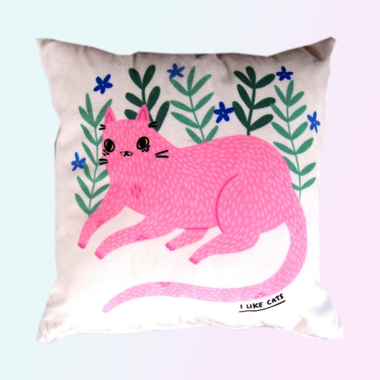 I Like Cats | Velvet Cushion