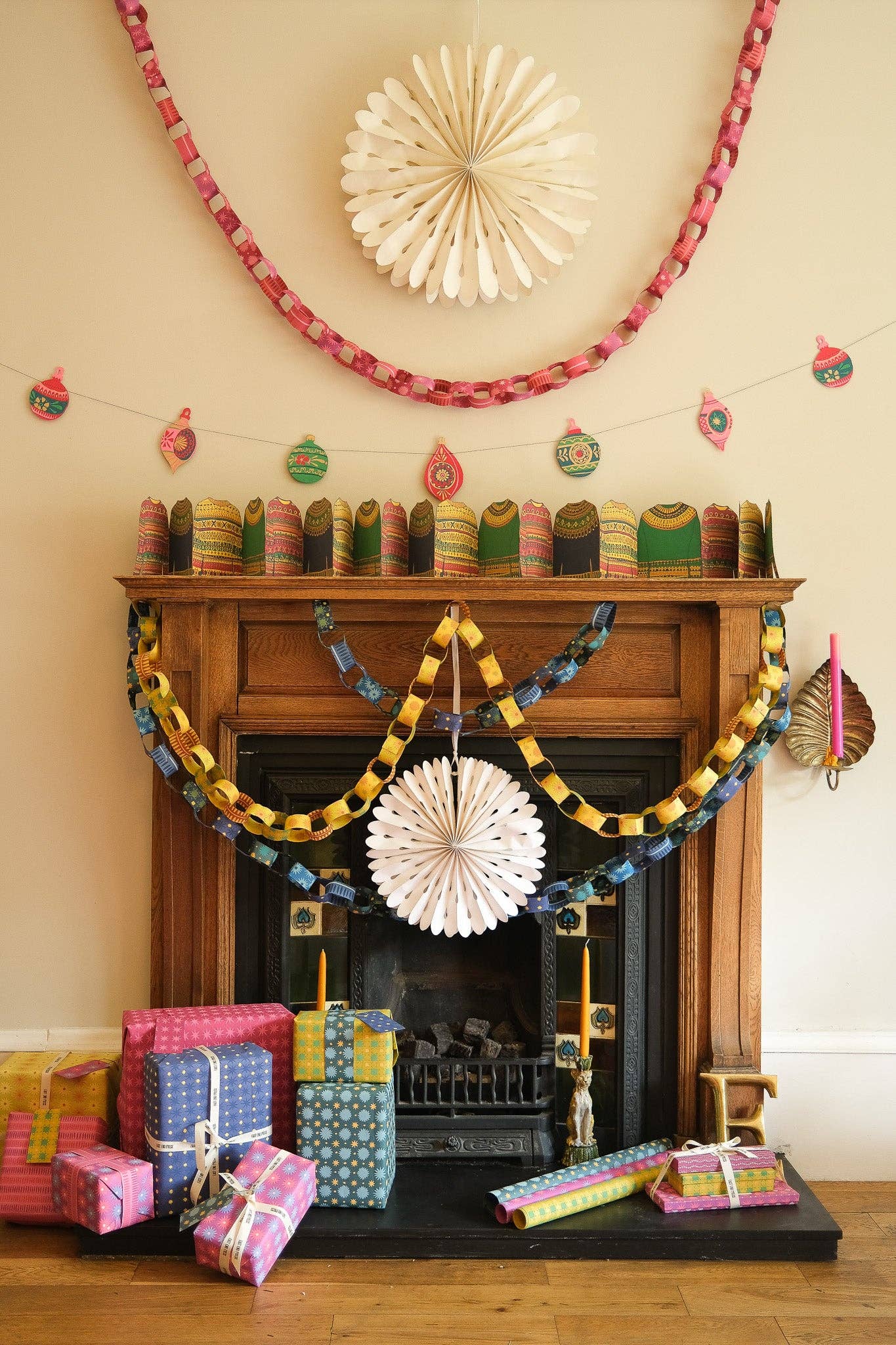 East End Press | Paper Chain Kit | Yellow & Green