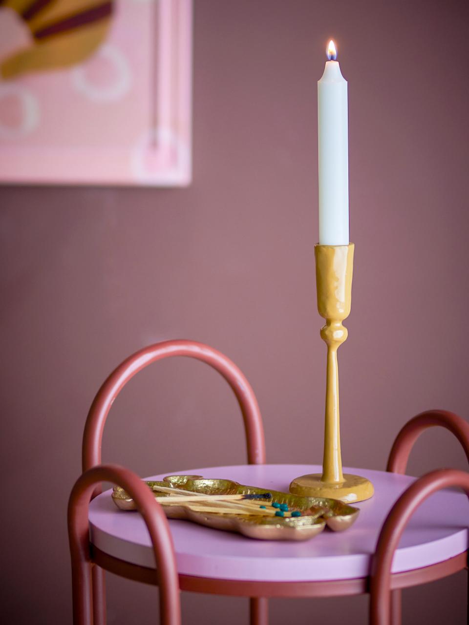 Bloomingville | Candle Holder | Eber | Yellow