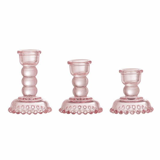 Bloomingville | Candle Holder | Delphia Pink