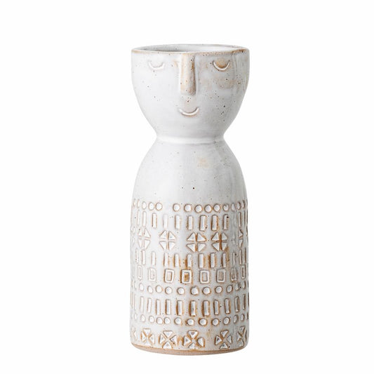 Bloomingville | Vase | Embla White, Stoneware