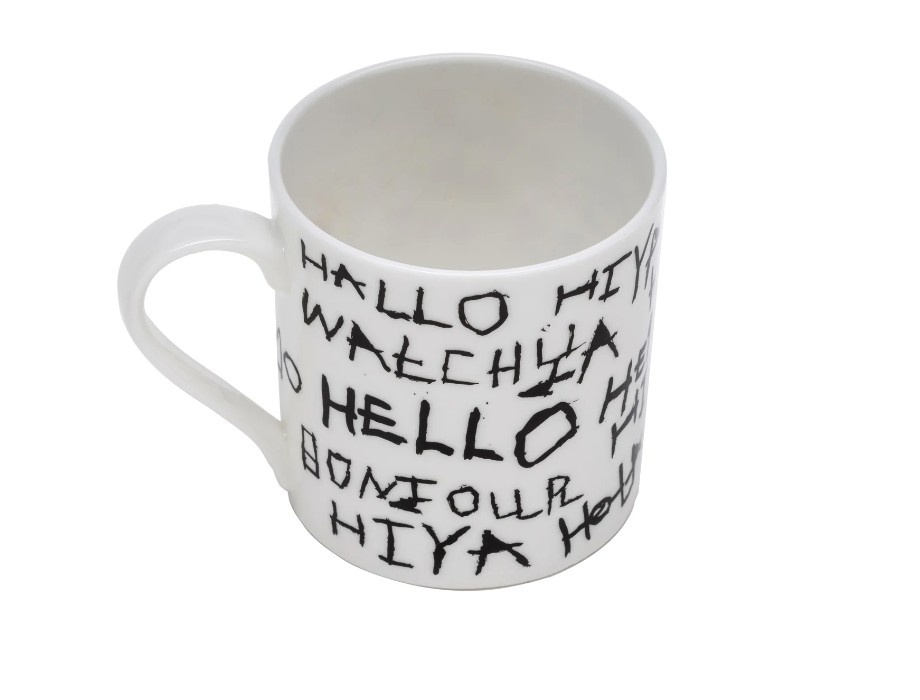 Arthouse Unlimited | Fine Bone China Mug | Hello Hello