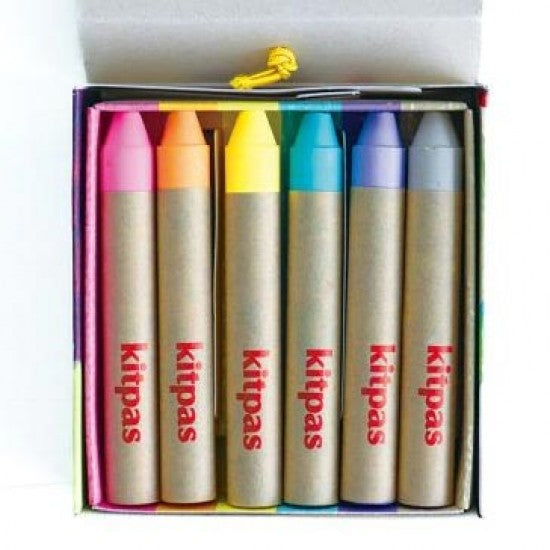 Kitpas | Ecru Medium | Pack of 6 Pastel Crayons