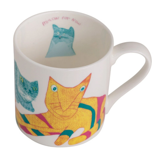 Arthouse Unlimited | Fine Bone China Mug | Miaow For Now