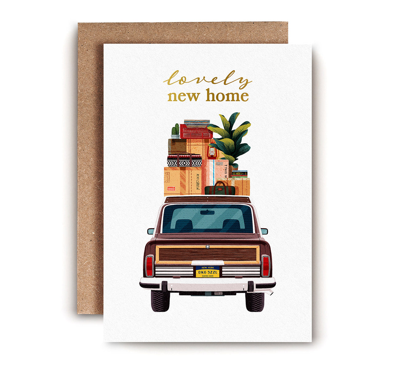 Greetings Card | "lovely new home"