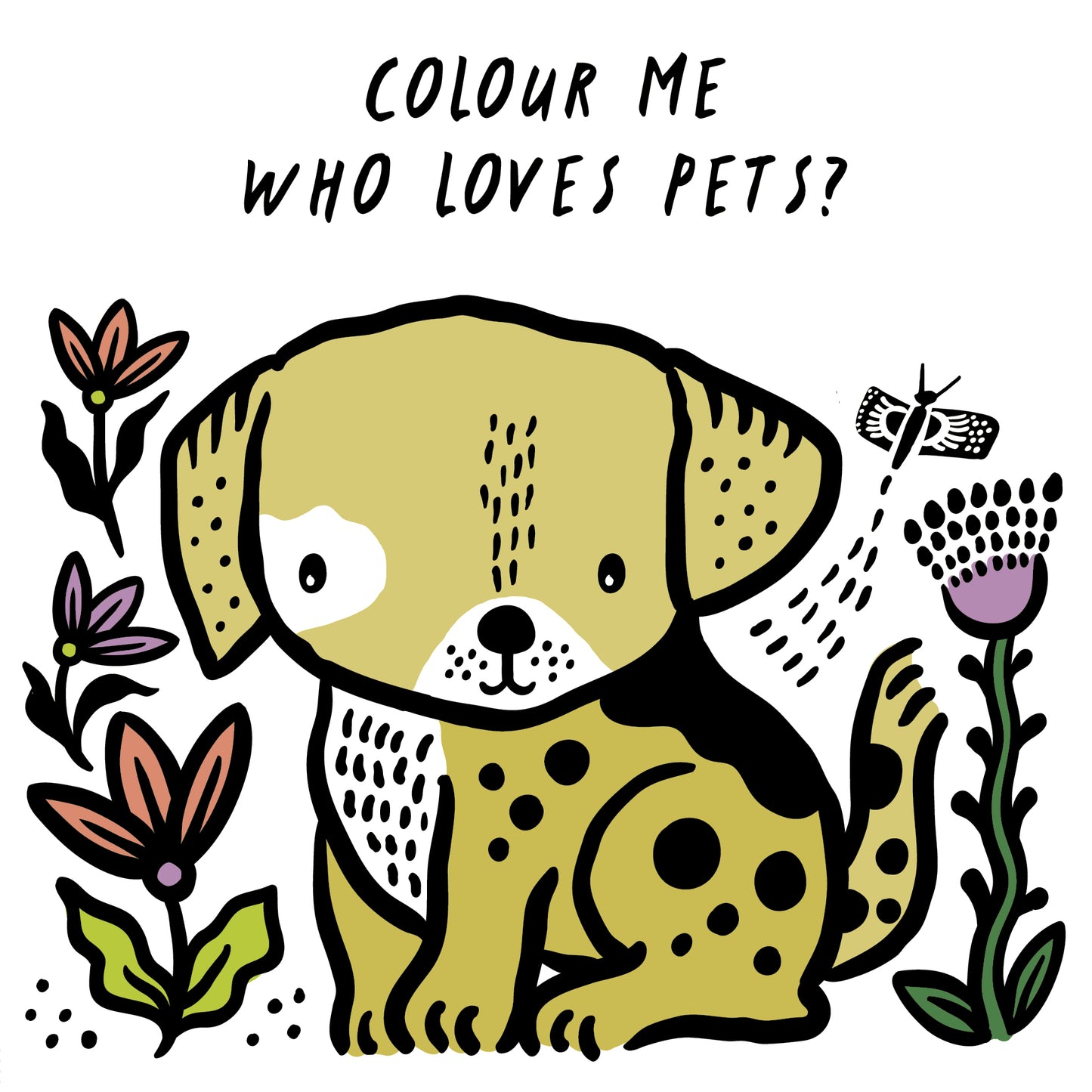 Bath Book Color Me | Who Loves Pets?