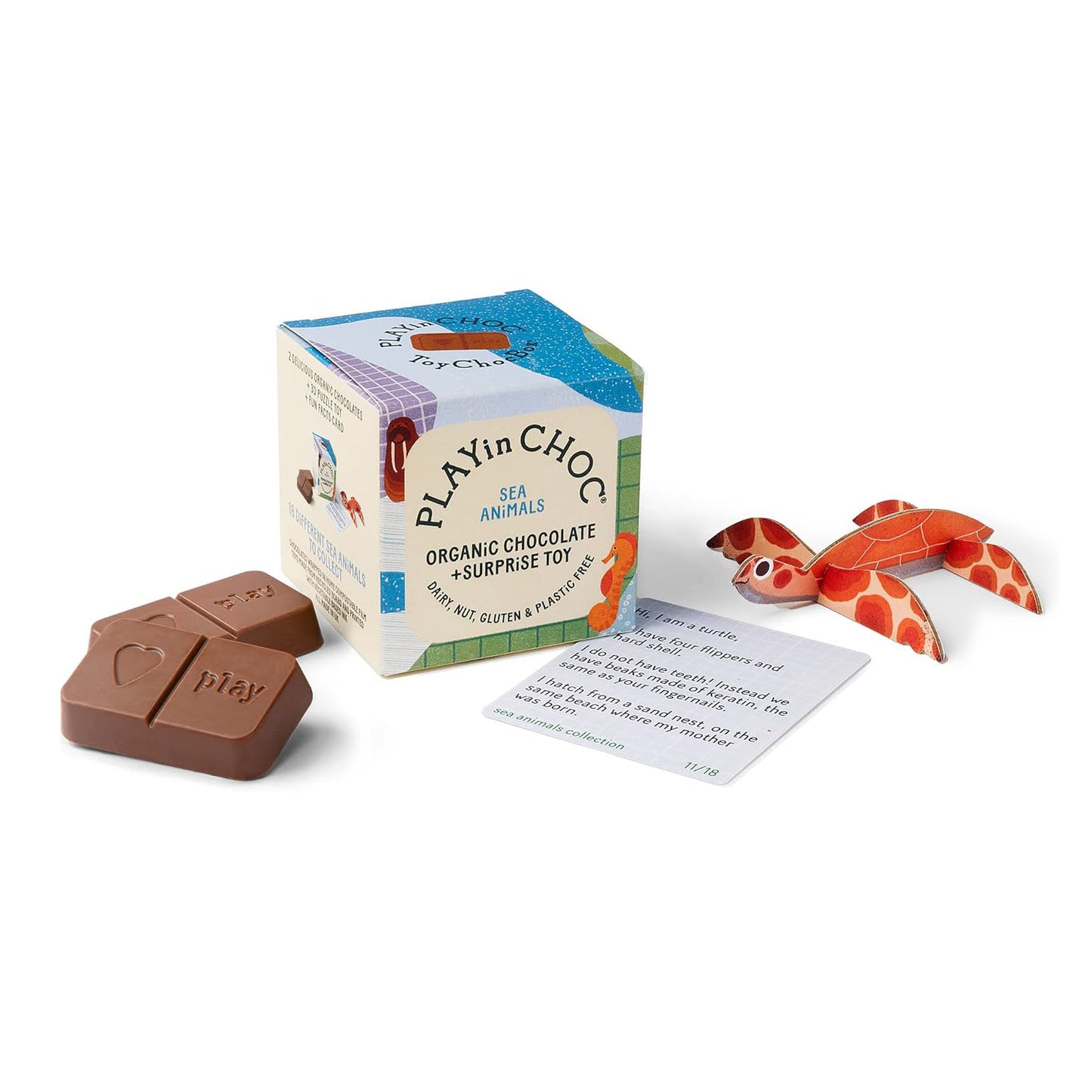 PLAYin CHOC | Organic Chocolate + Surprise Toy