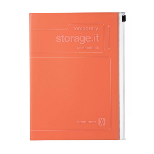 Mark's Inc. | Storage.it A5 Dot Grid & Line Notebook | Terracotta