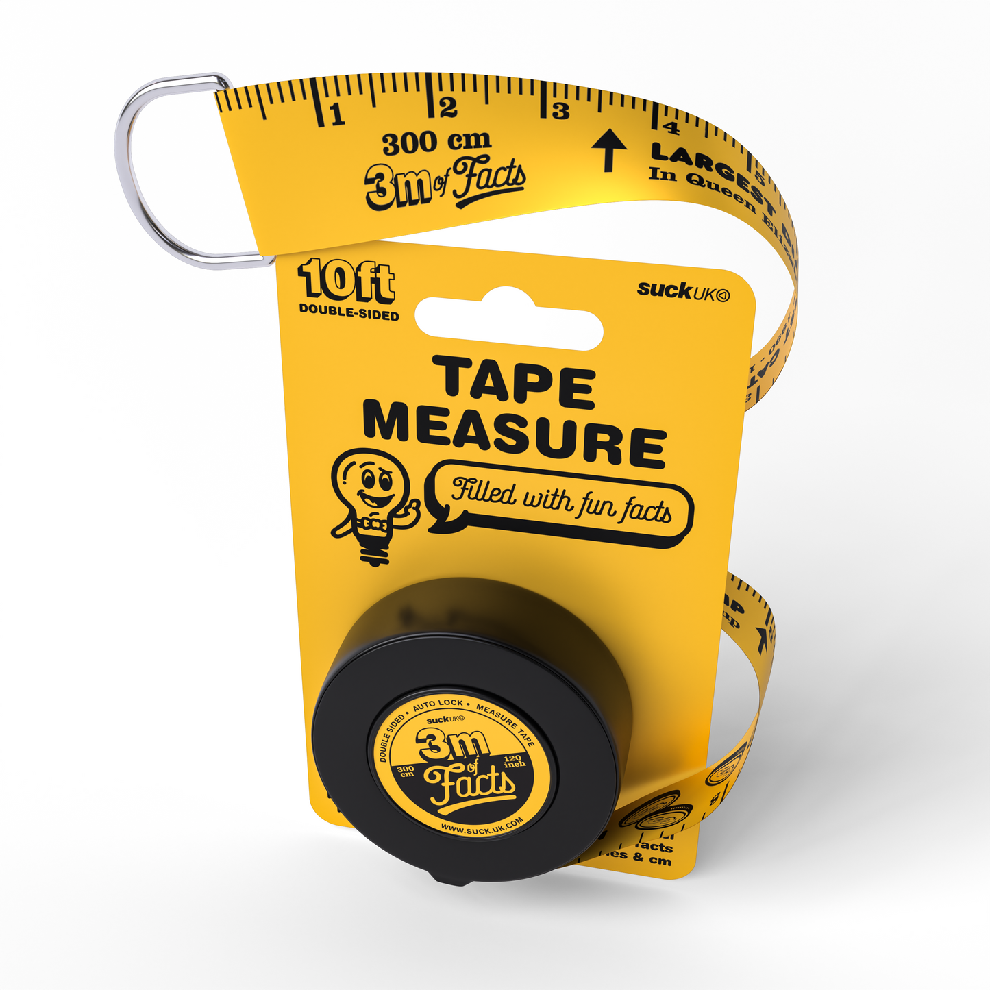 Suck UK | Tape Measure | 3m Facts