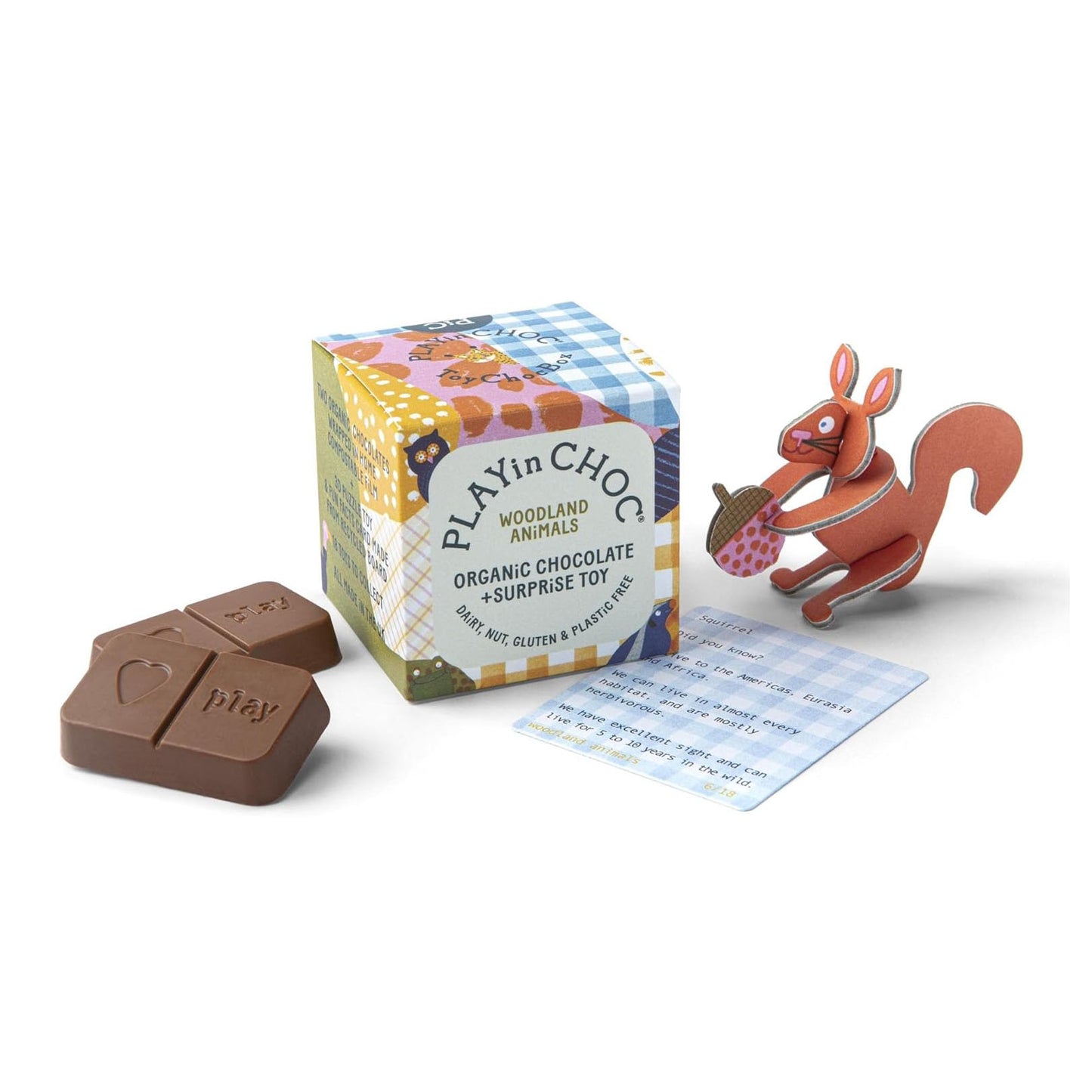 PLAYin CHOC | Organic Chocolate + Surprise Toy