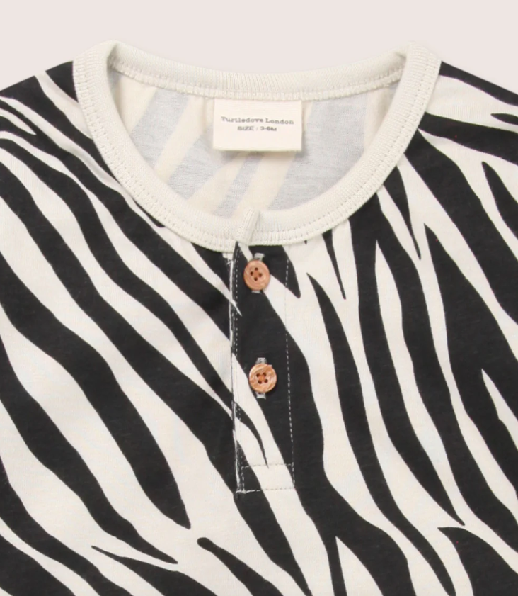 Turtledove London | Zebra Playsuit